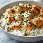 Creamy Smothered Chicken and Rice
