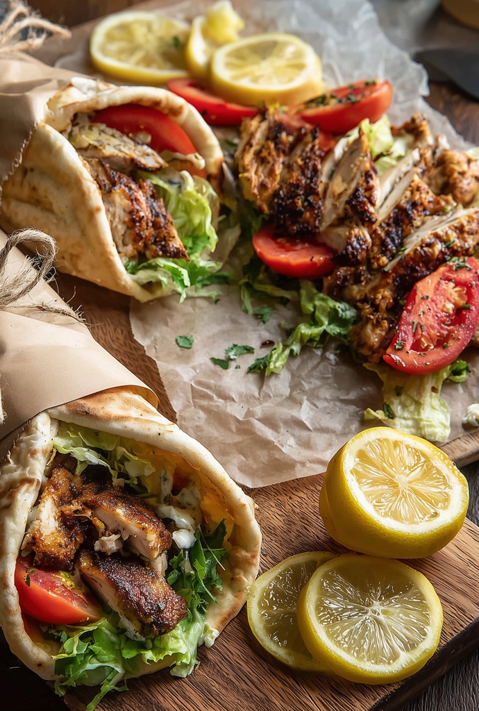 Lebanese Chicken Shawarma Recipe Dish