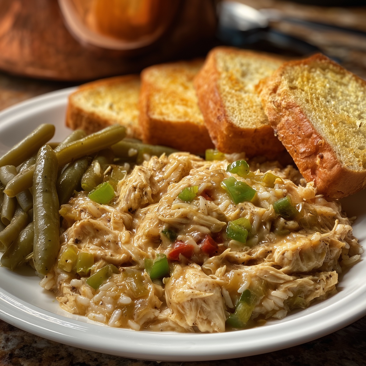 Smothered Chicken and Rice