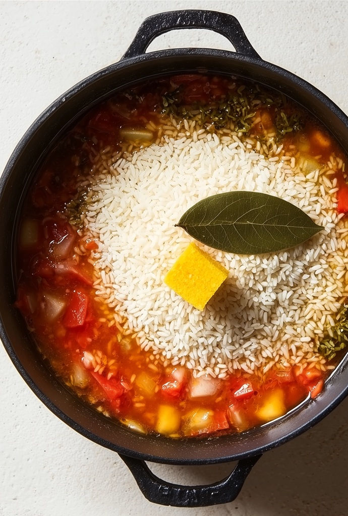 Spanish Yellow Rice Recipe Ingredients
