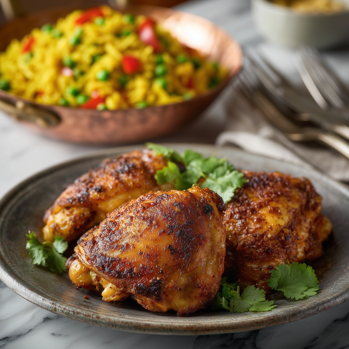 Spiced Indian Chicken Dish