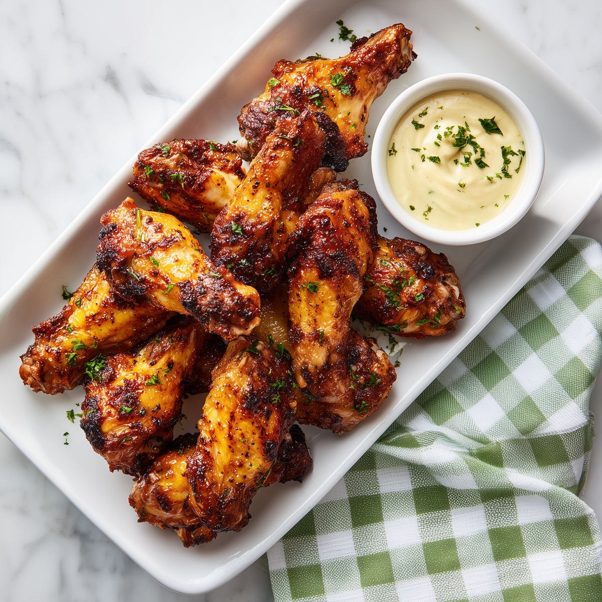 Crispy Smoked Chicken Wings Ingredients