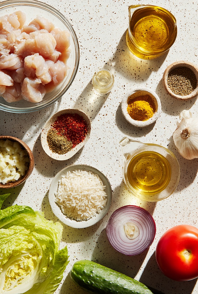 Halal Food Recipes Chicken Ingredients
