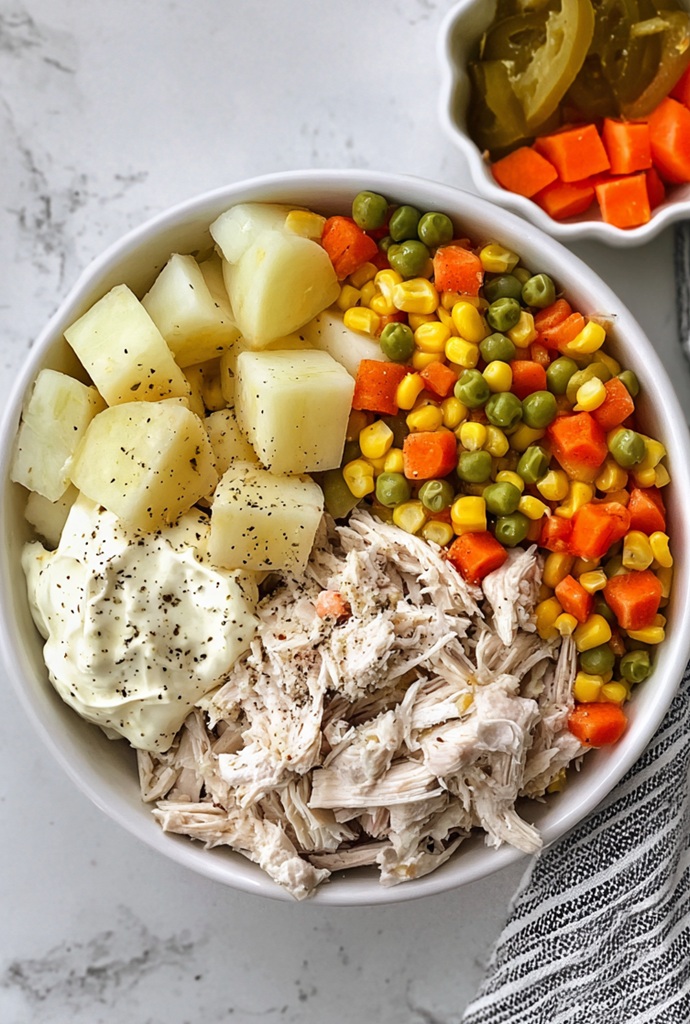 Mexican Chicken Salad Ingredients