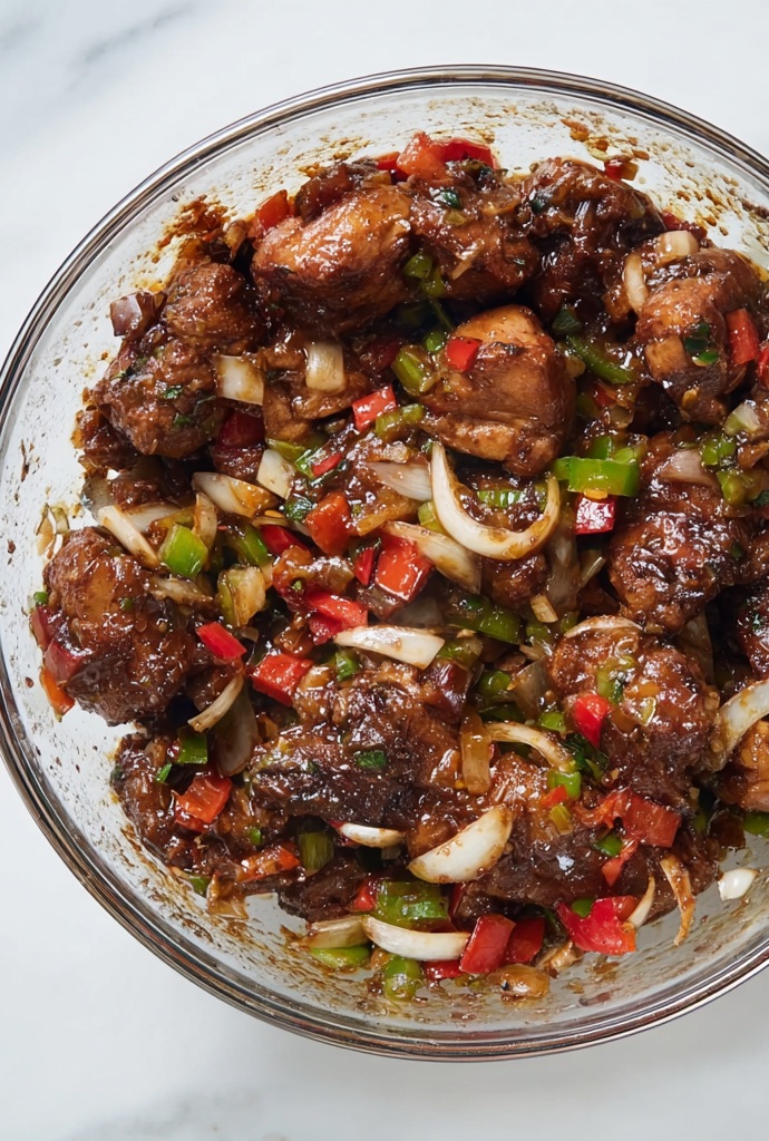 Brown Stew Chicken Ingredients