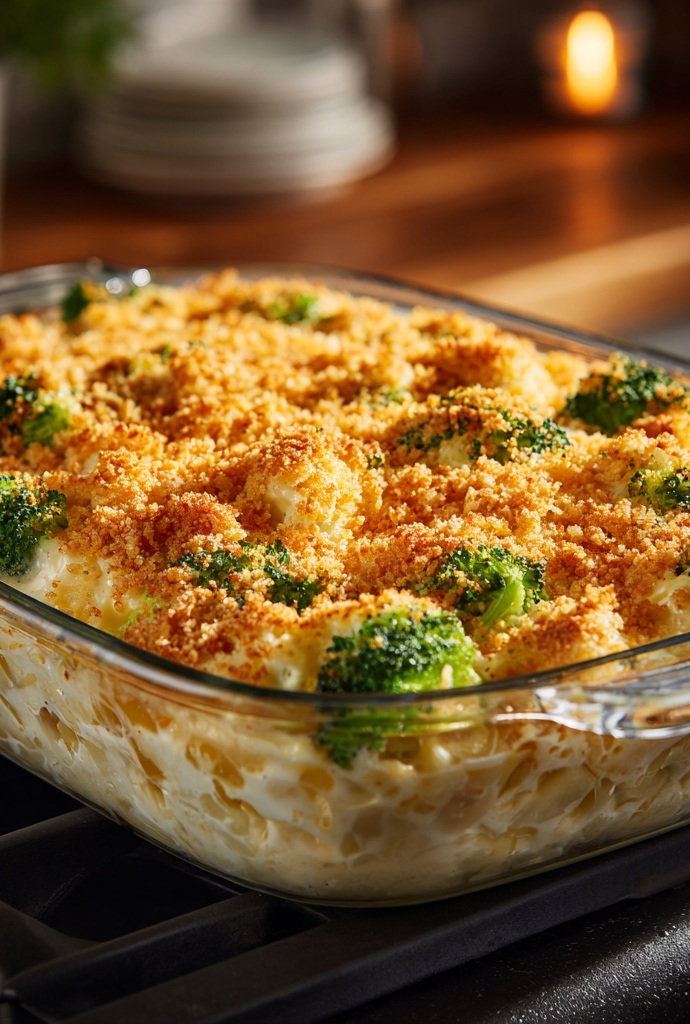 Chicken Divan With Rice Dish