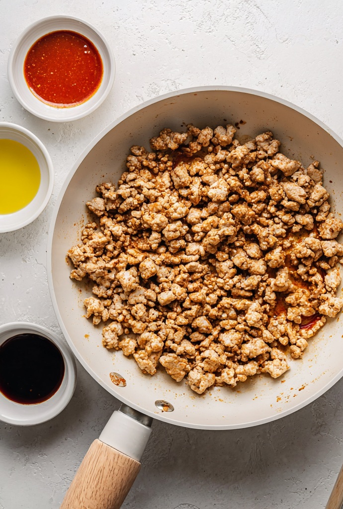 Firecracker Ground Chicken Rice Bowl Ingredients