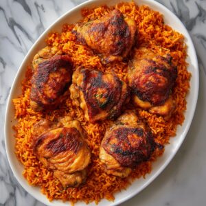 Jollof Rice and Chicken