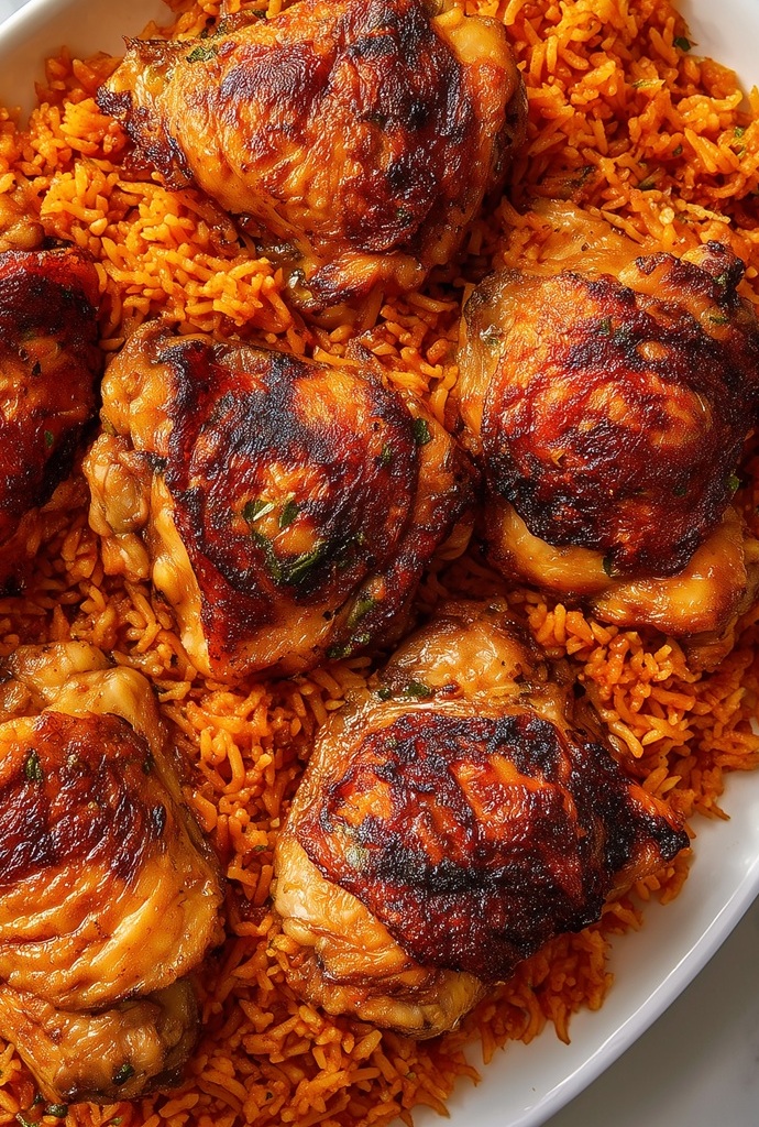 Jollof Rice and Chicken Recipe
