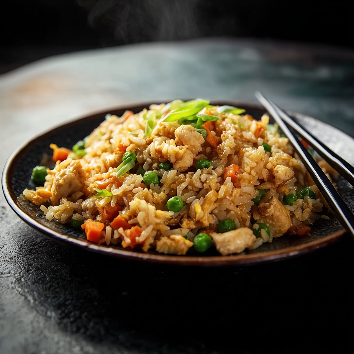 Blackstone Chicken Fried Rice