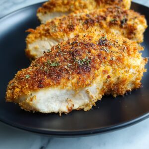 Chicken with Mayo and Parmesan Cheese