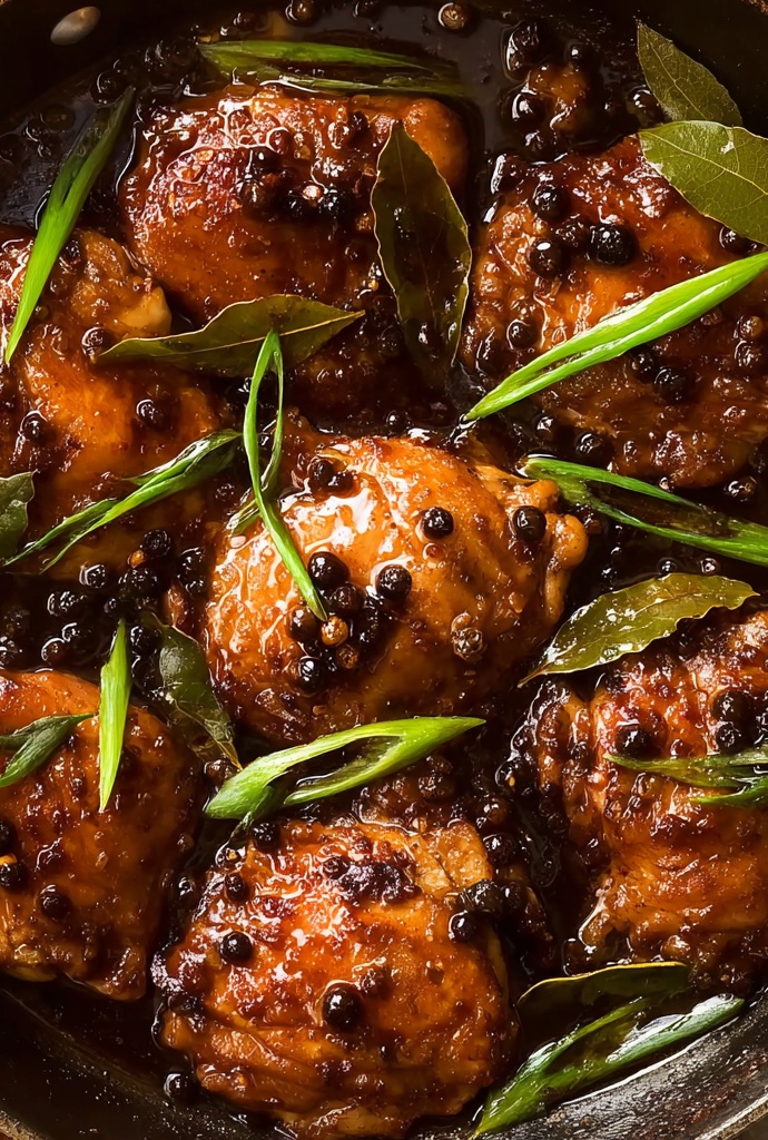 Filipino Chicken Adobo Recipe Instruction