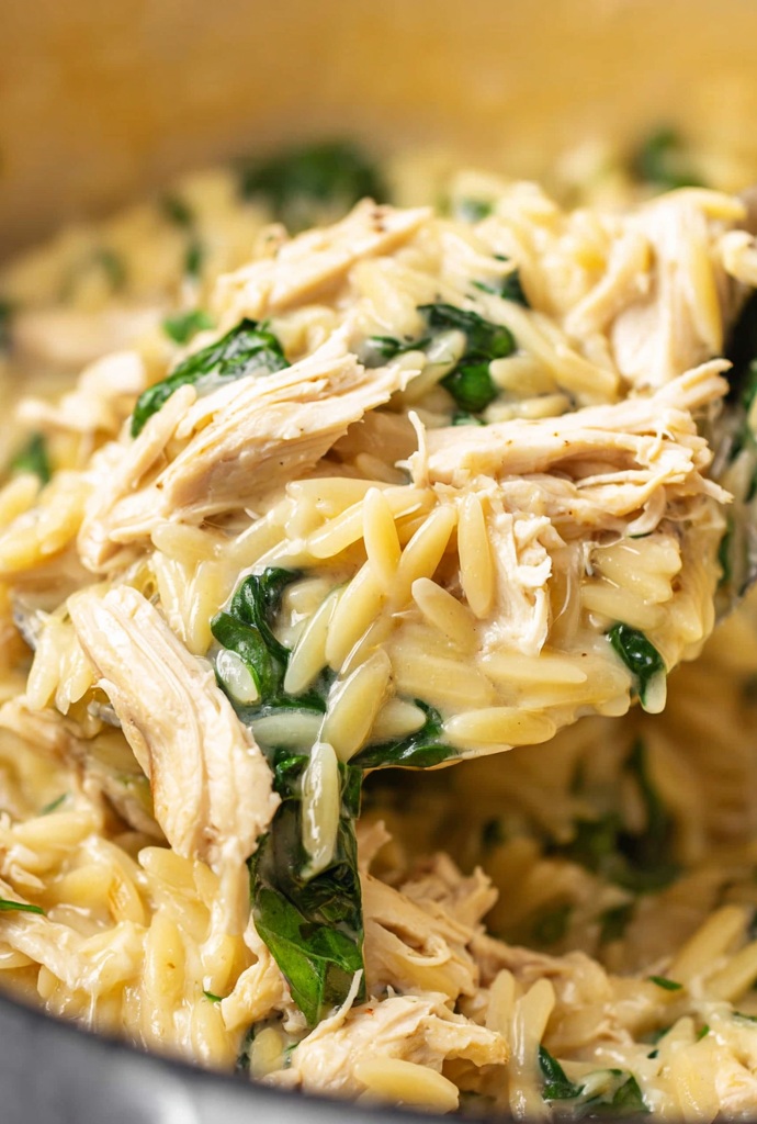 Lemon Chicken Orzo Recipe Dish
