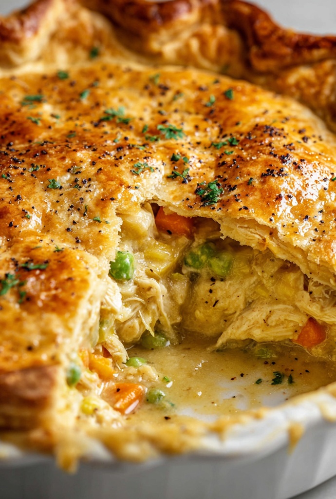 Chicken Pot Pie Recipe Dish