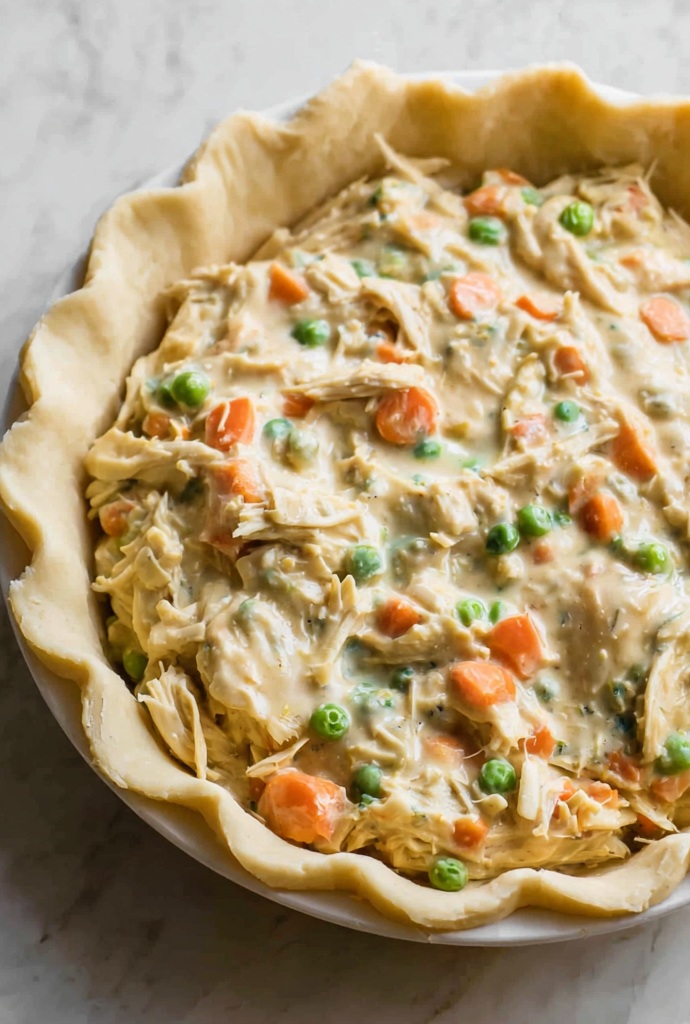 Chicken Pot Pie Recipe Instruction