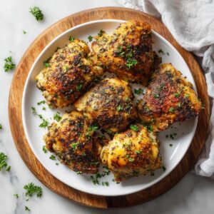 Oven Baked Chicken Thighs