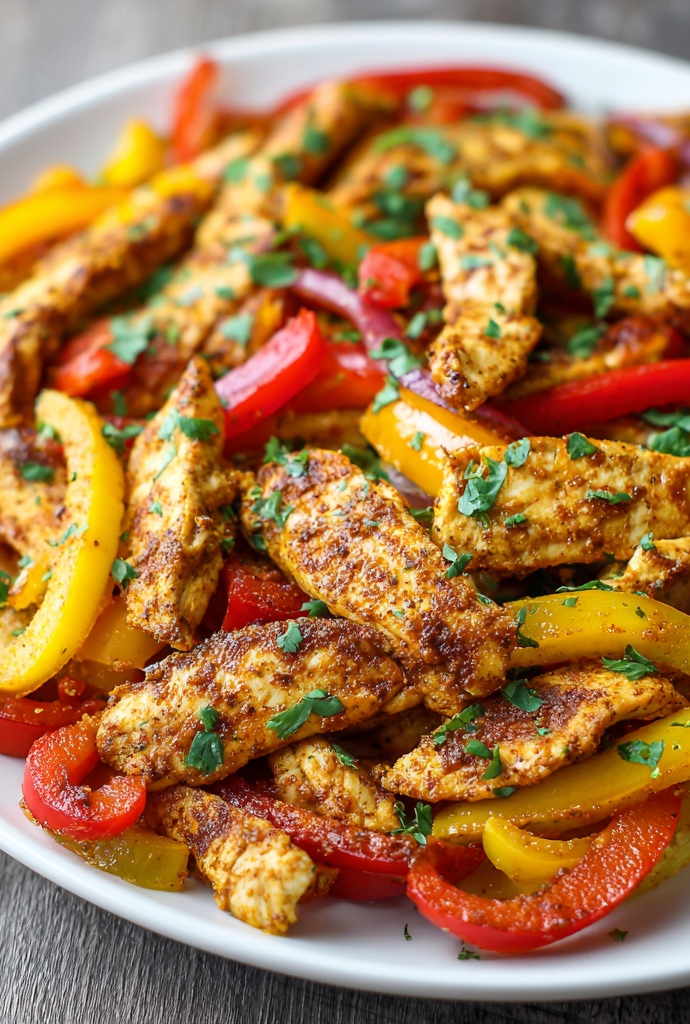 Air Fryer Chicken Fajitas Instruction