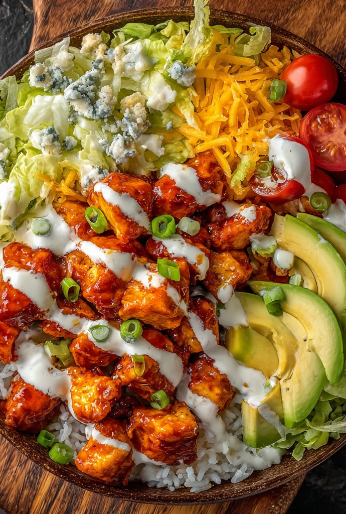 Buffalo Chicken Bowls Instruction