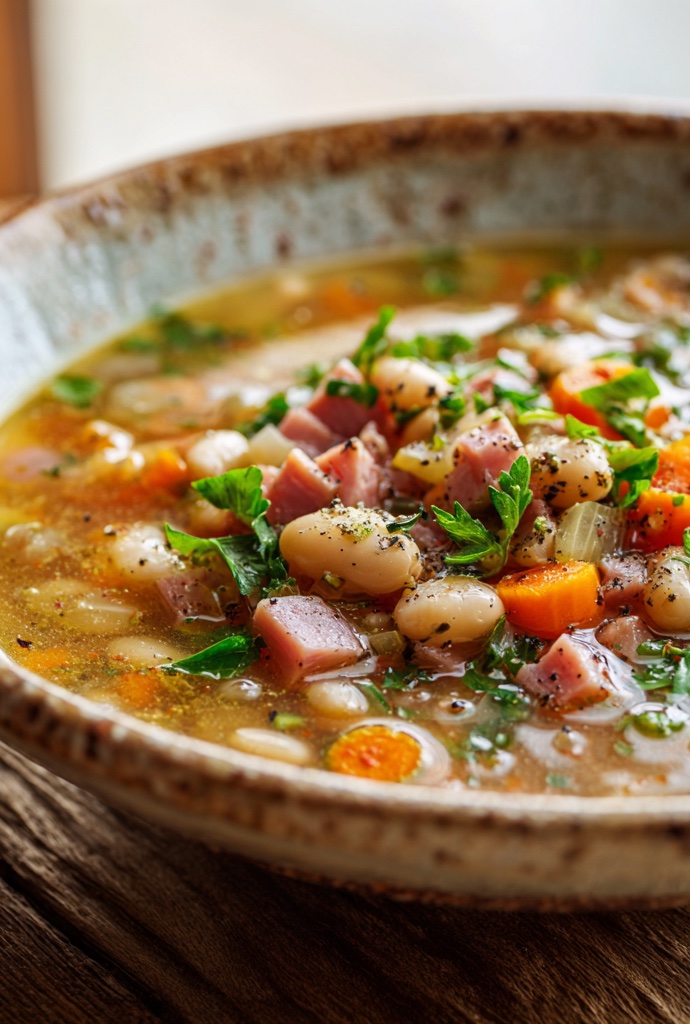 Ham and White Bean Soup Recipe
