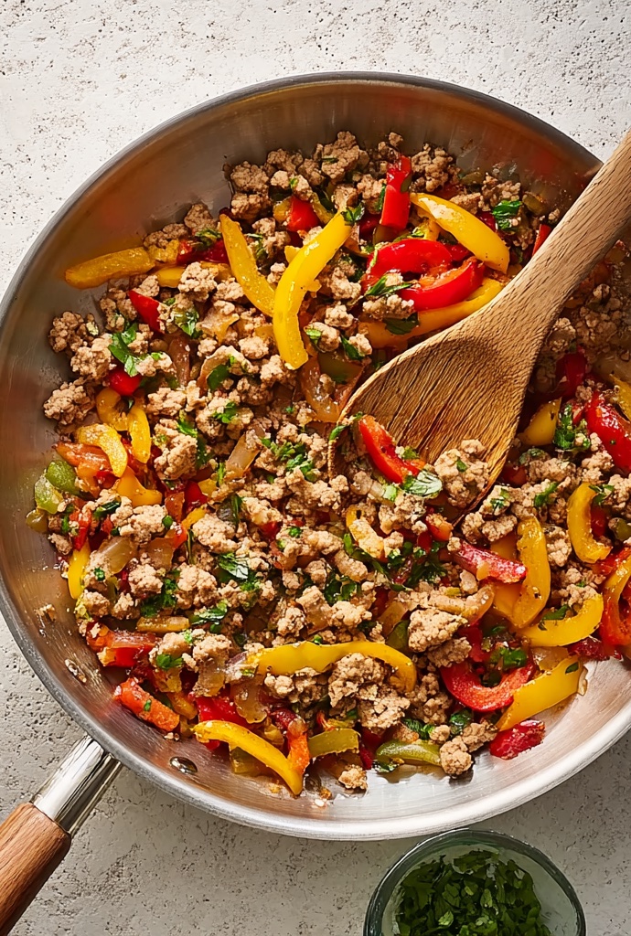 Mom's Ground Turkey Recipe Instruction