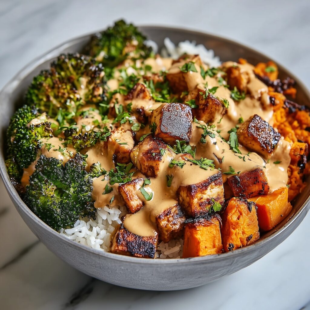 Chicken and Sweet Potato Bowls