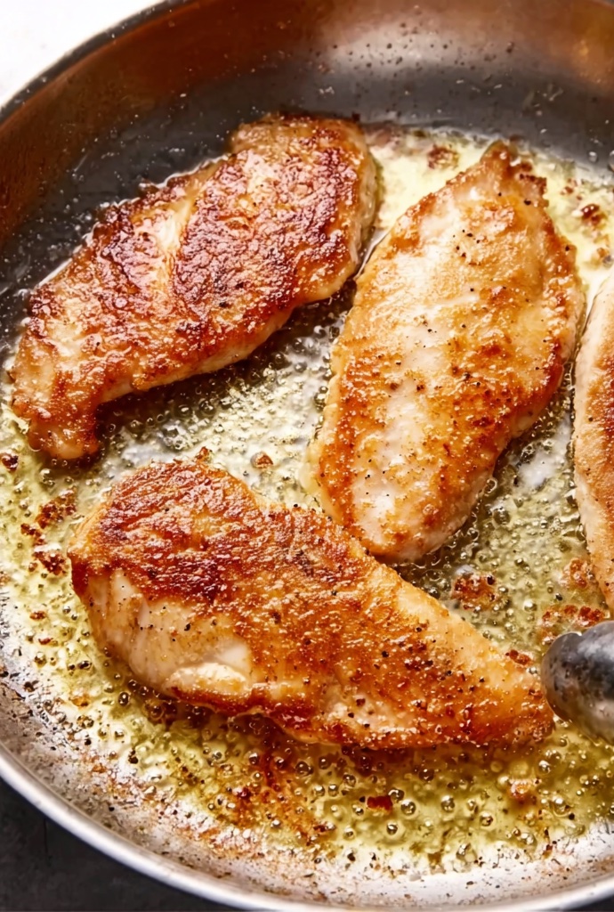 Chicken au Poivre Instruction