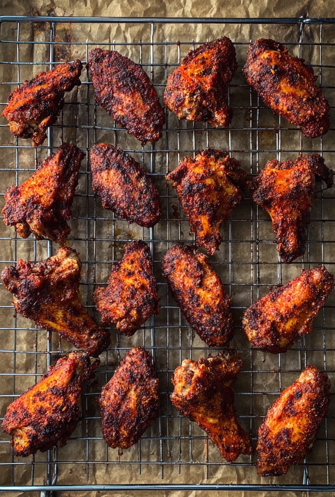 Chicken Wing Dry Rub Recipe Instruction