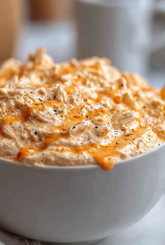 Cottage Cheese Buffalo Chicken Dip Recipe