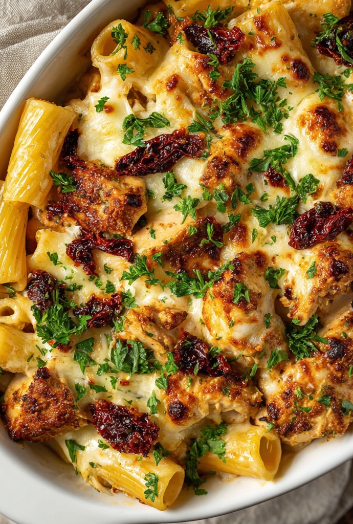 Marry Me Chicken Pasta Bake Recipe