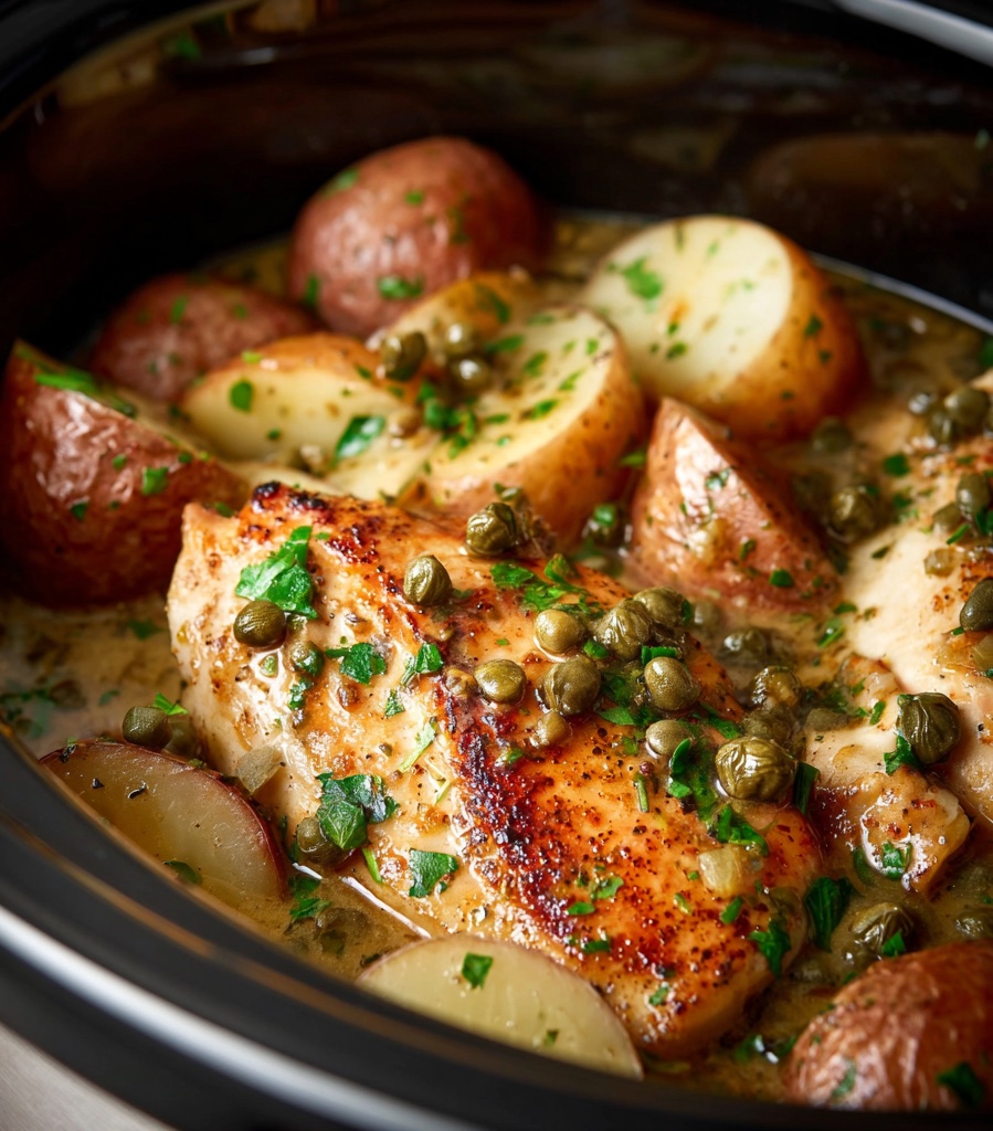 Slow Cooker Chicken Piccata Recipe