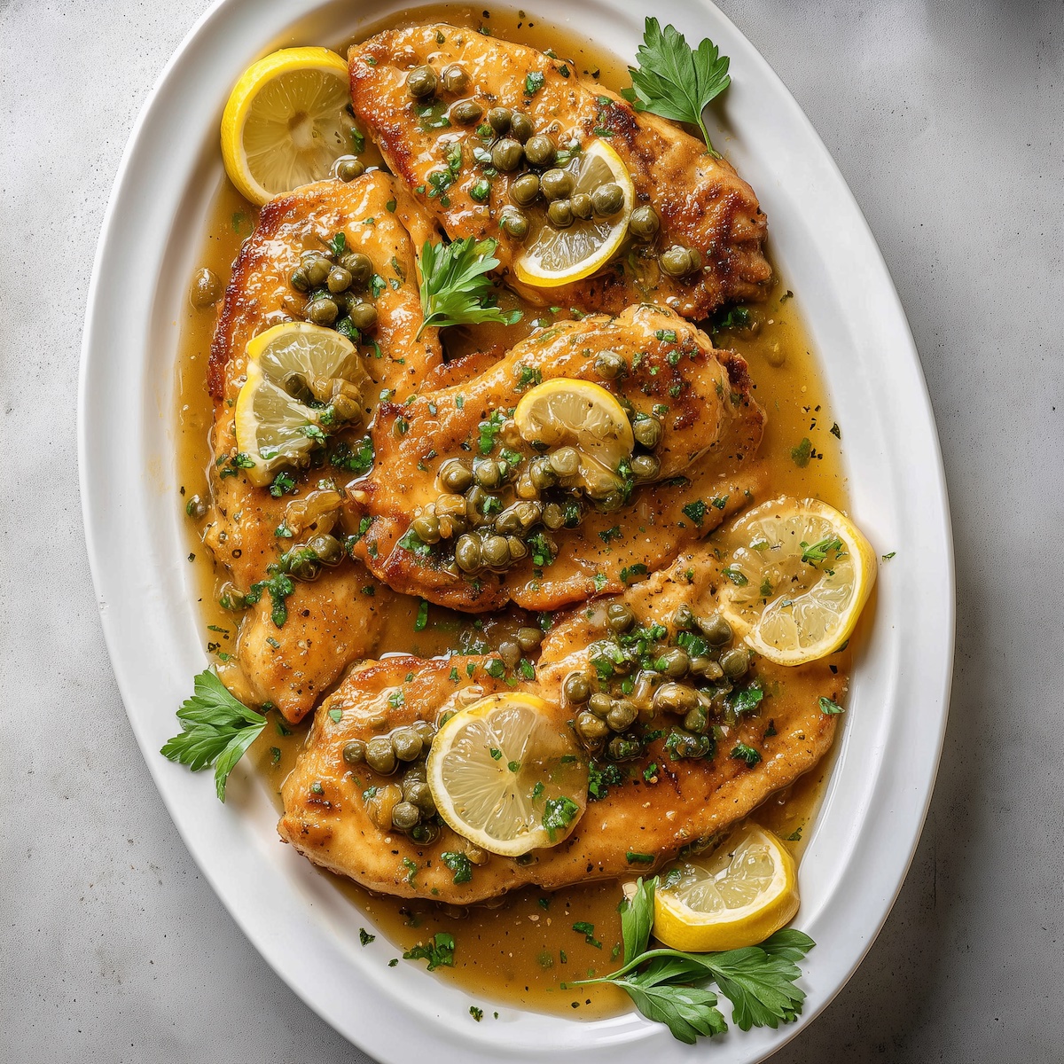 Slow Cooker Chicken Piccata
